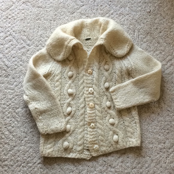FREE PEOPLE | Vintage Mohair Knit Cardigan Size XS